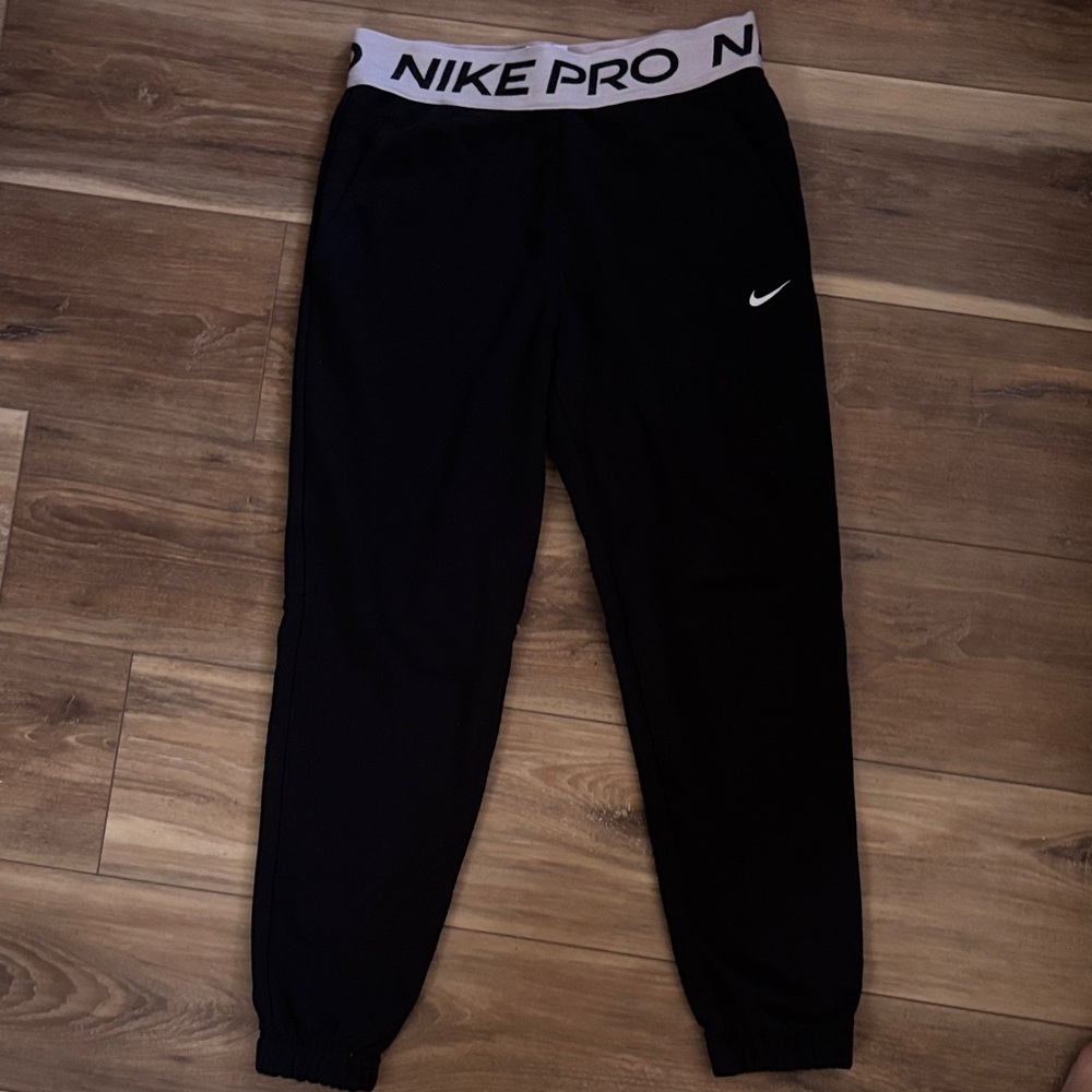Nike Pro Black Athletic Joggers